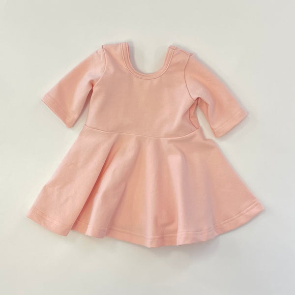 Lovie Apparel Baby Twirl Dress - Pink Salt