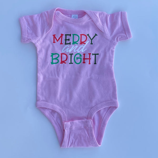 Merry and Bright Baby Bodysuit