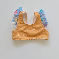 Lovie Apparel Baby V-Back Bikini Top - Sandy Urchin
