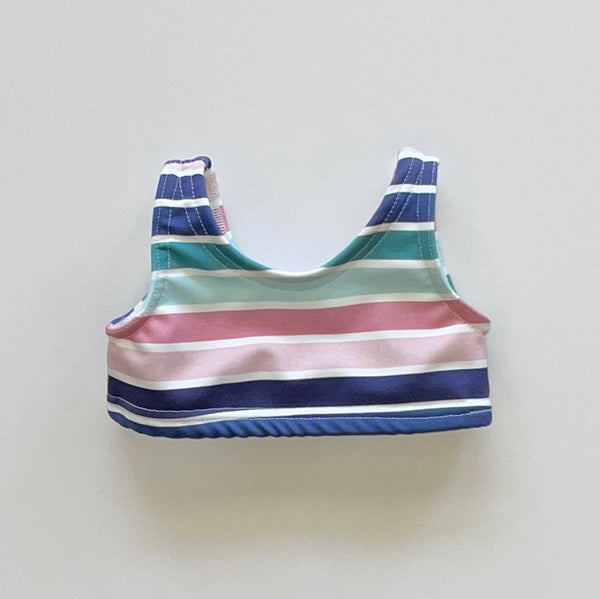 Lovie Apparel Baby Bikini Top - Colorful Stripes
