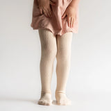 Little Stocking Co. Cable Knit Tights - Vanilla