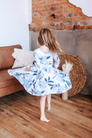 Lovie Apparel Twirl Dress - Floral Watercolor