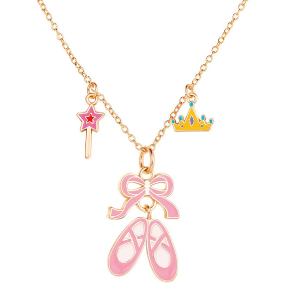 Girl Nation Ballet Shoes Charming Whimsy Necklace