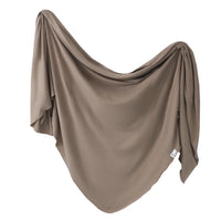 Copper Pearl Knit Swaddle Blanket - Gobi