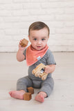 Copper Pearl Bandana Bibs - Bison Collection