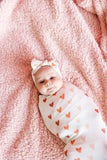 Copper Pearl Knit Swaddle Blanket - Cupid