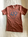 Lovie Apparel 419 T-Shirt - Mauve + Denim