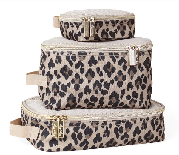 Itzy Ritzy Leopard Pack Like A Boss Diaper Bag Packing Cubes