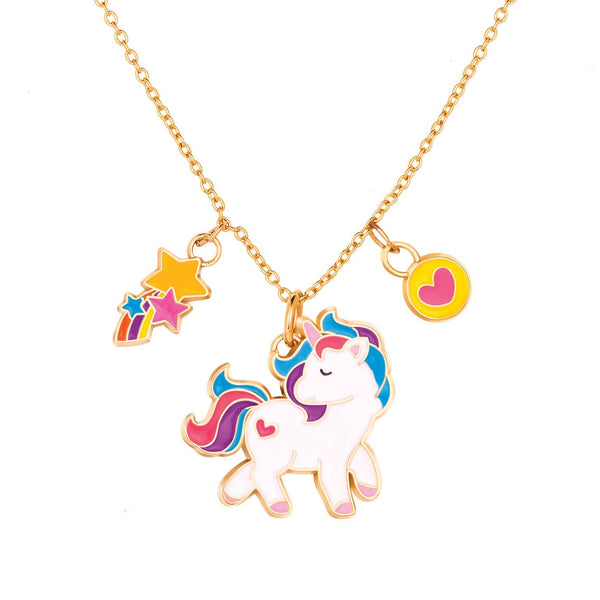 Girl Nation Unicorn Magic Charming Whimsy Necklace