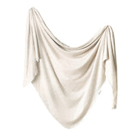 Copper Pearl Knit Swaddle Blanket - Oat