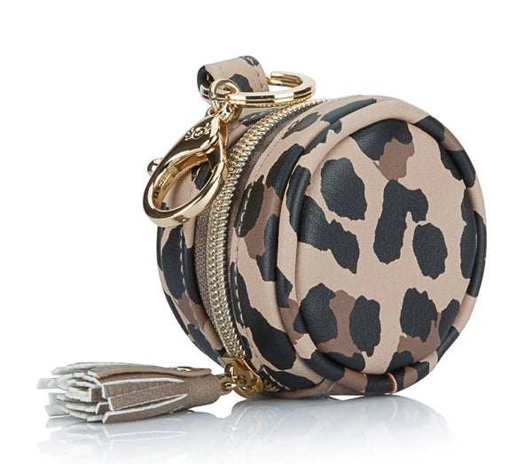 Diaper Bag Charm Pod Keychain - Leopard